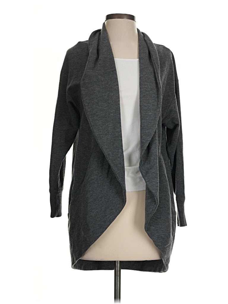 Pre-owned Theory Cardigan Sweater In Gray