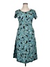 Elementz Paisley Teal Casual Dress Size XL - photo 1