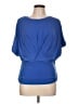 Vince Camuto Blue Short Sleeve Top Size L - photo 1