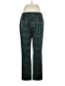 Halogen Print Teal Casual Pants Size 8 - photo 2