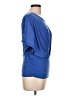 Vince Camuto Blue Short Sleeve Top Size L - photo 4