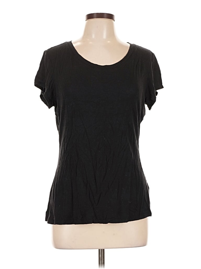Pre-owned Jaclyn Smith Short Sleeve T-shirt In Black