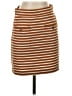 J.Crew Stripes Brown Casual Skirt Size XS - photo 1