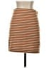 J.Crew Stripes Brown Casual Skirt Size XS - photo 2