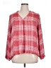Jennifer Lopez Red Long Sleeve Blouse Size XL - photo 1