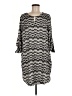 Mossimo Chevron-herringbone Gray Casual Dress Size M - photo 1