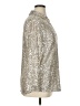 Soft Surroundings Metallic Silver 3/4 Sleeve Blouse Size XL (petite) - photo 4