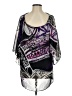 Assorted Brands Purple 3/4 Sleeve Blouse Size XS - photo 1