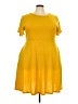 Assorted Brands Yellow Casual Dress Size 4X - photo 1