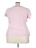 Faded Glory 100% Polyester Pink Short Sleeve Top Size 22W-24W - photo 2