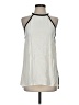 Max Studio Silver Sleeveless Blouse Size S - photo 1