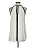 Max Studio Silver Sleeveless Blouse Size S - photo 2