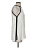 Max Studio Silver Sleeveless Blouse Size S - photo 4