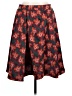 Lularoe Floral Red Casual Skirt Size L - photo 1