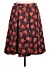 Lularoe Floral Red Casual Skirt Size L - photo 2