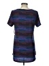 Lularoe Stripes Purple Active T-Shirt Size L - photo 2