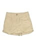 Shein 100% Polyester Chevron-herringbone Tan Khaki Shorts Size 8 - 10 - photo 1