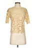 Left Coast by Dolan Gold Short Sleeve Blouse Size XXS - photo 1