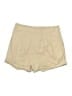 Shein 100% Polyester Chevron-herringbone Tan Khaki Shorts Size 8 - 10 - photo 2