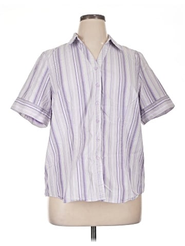 Liz & Me Short Sleeve Button-Down Shirt (view 1)