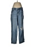 Time and Tru Hearts Blue Jeans Size 8 - photo 1