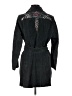 Dennis by Dennis Basso 100% Polyester Black Trenchcoat Size M - photo 2