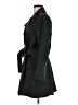Dennis by Dennis Basso 100% Polyester Black Trenchcoat Size M - photo 5