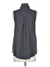 BP. 100% Rayon Gray Sleeveless Button-Down Shirt Size S - photo 2