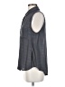 BP. 100% Rayon Gray Sleeveless Button-Down Shirt Size S - photo 5