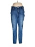 Tahari Solid Blue Jeans Size 18 - photo 1