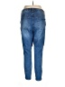 Tahari Solid Blue Jeans Size 18 - photo 2