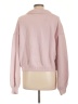 Something Navy Solid Pink Turtleneck Sweater Size L - photo 2