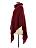 BCBGMAXAZRIA Burgundy Poncho Size L - photo 5