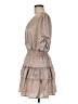 Peach Love 100% Polyester Tan Cocktail Dress Size M - photo 5