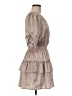 Peach Love 100% Polyester Tan Cocktail Dress Size M - photo 4