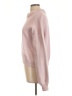 Something Navy Solid Pink Turtleneck Sweater Size L - photo 5