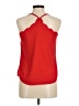 J.Crew Factory Store 100% Polyester Red Sleeveless Blouse Size 6 - photo 2