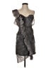 Just Cavalli Gray Purple Cocktail Dress Size EU (IT) 40 / US 4 - photo 1