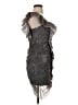 Just Cavalli Gray Purple Cocktail Dress Size EU (IT) 40 / US 4 - photo 4