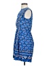 J.Crew 100% Silk Paisley Blue Casual Dress Size 00 - photo 5