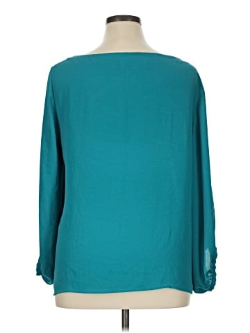 Ann Taylor LOFT 3/4 Sleeve Blouse (view 2)