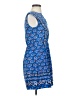 J.Crew 100% Silk Paisley Blue Casual Dress Size 00 - photo 4