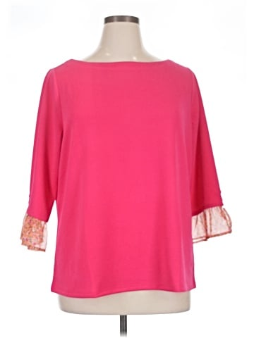 Isaac Mizrahi LIVE! 3/4 Sleeve Blouse (view 1)