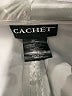 Cachet Metallic Silver Jacket Size 8 - photo 6