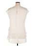 Banana Republic 100% Polyester Ivory Sleeveless Blouse Size XL - photo 2