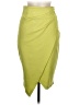 Explosion Solid Green Casual Skirt Size EU 38 / US 8 - photo 1