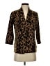 Laura Ashley Animal Print Brown Blazer Size M (petite) - photo 1