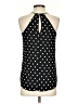 Express Polka Dots Black Sleeveless Blouse Size XS - photo 2