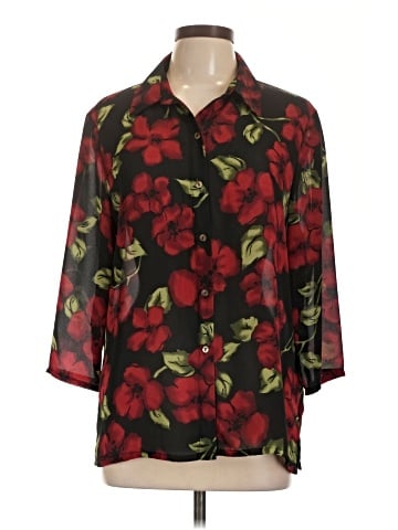 French Laundry 3/4 Sleeve Blouse (view 1)