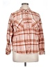 Universal Thread Plaid Orange Long Sleeve Button-Down Shirt Size XL - photo 1